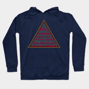 Pyramid of perspective Hoodie